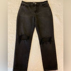 NOBO High Rise Ripped Jeans